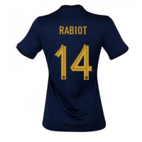 Maglie da calcio Francia Adrien Rabiot #14 Prima Maglia Femminile Mondiali 2022 Manica Corta